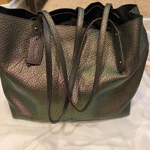 Coach Iridescent Leather Tote 🧜🏼‍♀️